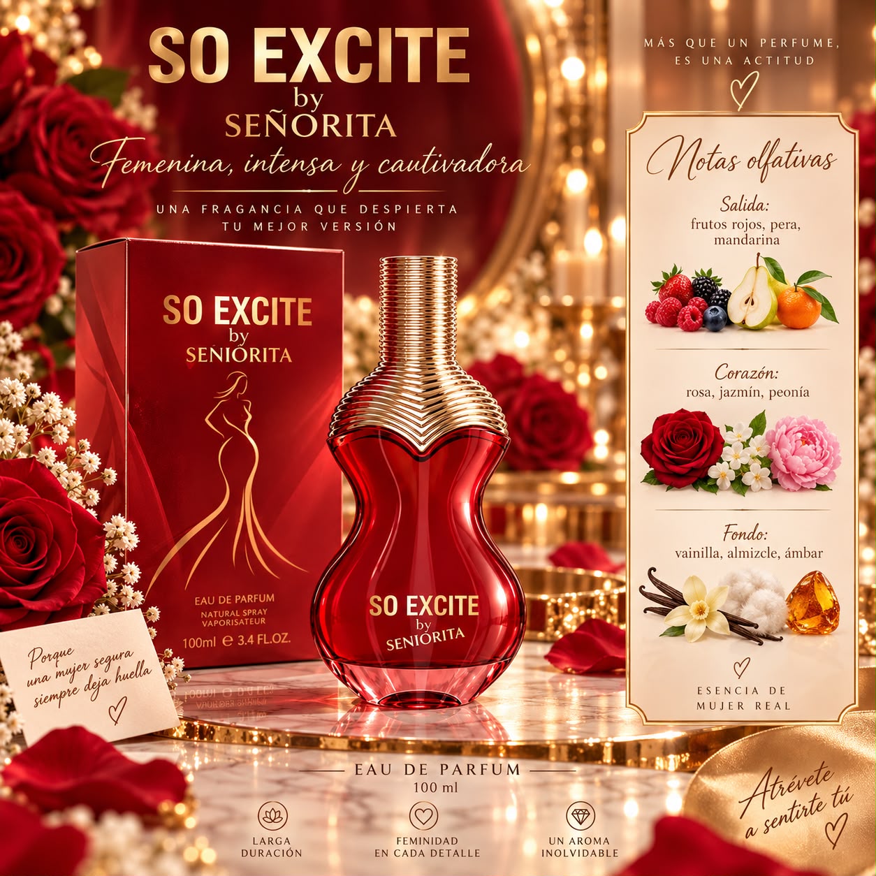 So Excite by Señorita Eau de Parfum para Mujer 100 ml