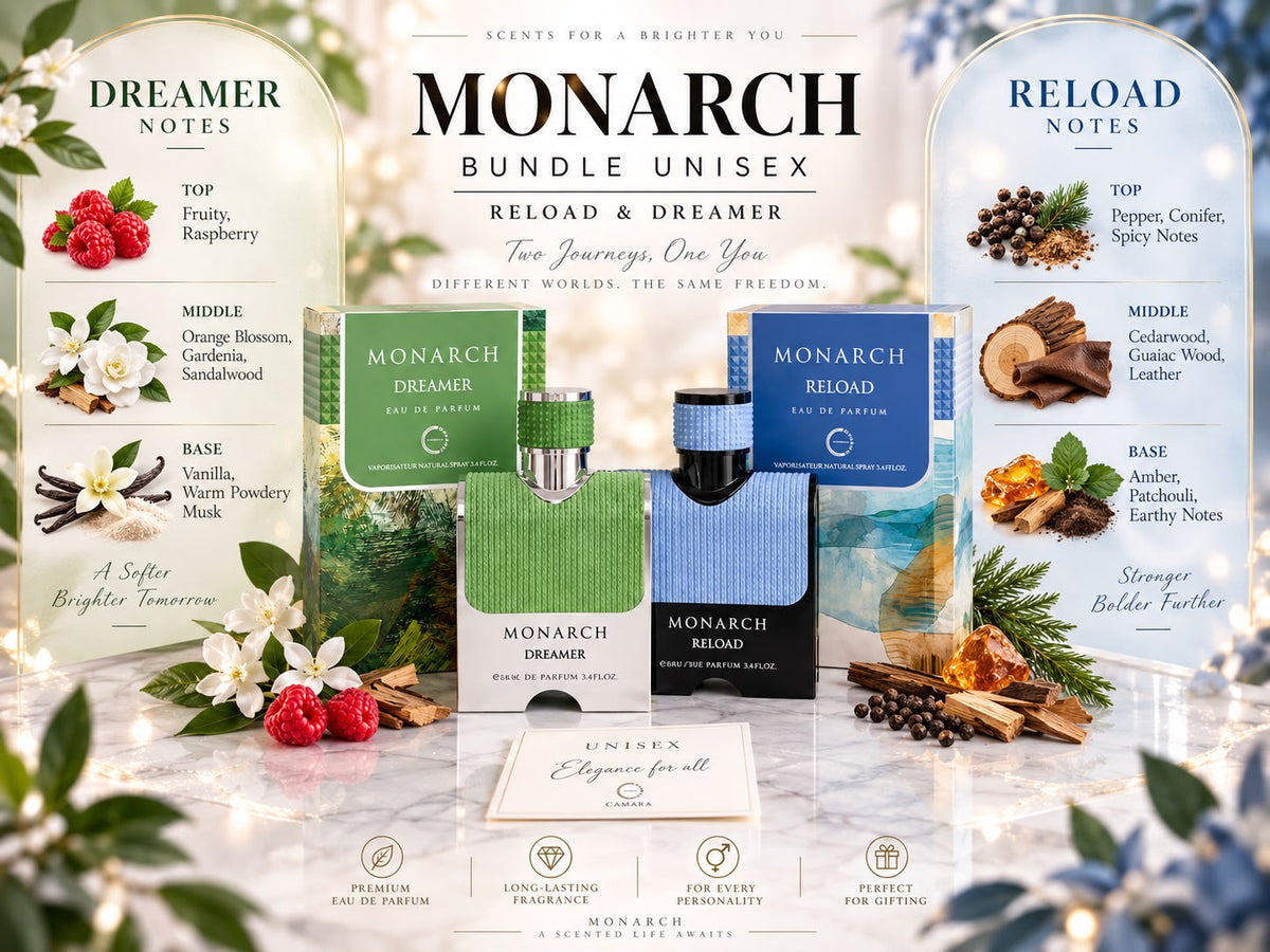 Monarch Dreamer & Reload Bundle Unisex Eau de Parfum – 2 Perfumes