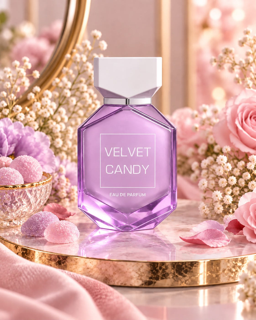 Velvet Candy Eau de Parfum – Sweet Floral Gourmand Fragrance